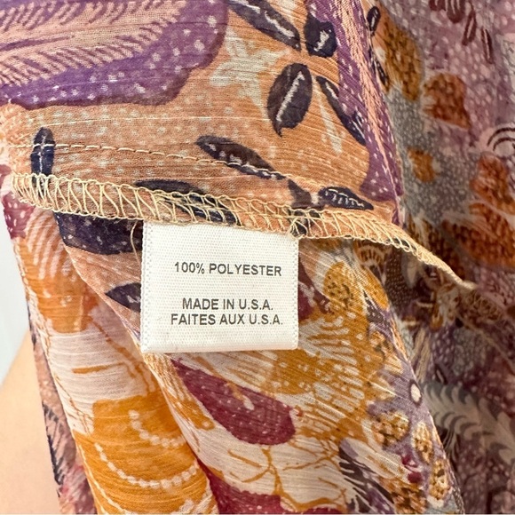 NWT Misa Los Angeles Ilya boho paisley Tapestry Printed Long Midi Dress sz Med - Picture 14 of 14